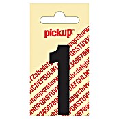 Pickup Sticker (Motief: 1, Zwart, Hoogte: 60 mm)