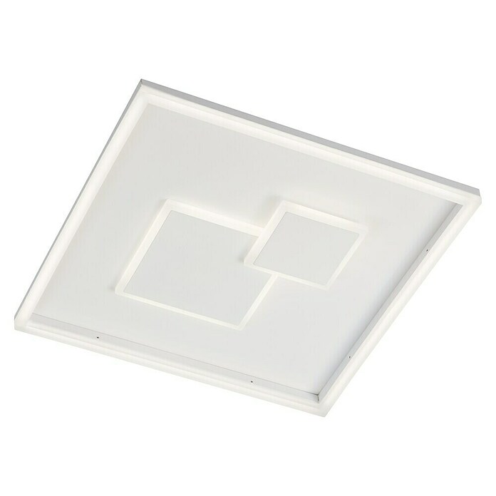 Fischer & Honsel LED-Deckenleuchte Trey (28 W, L x B x H: 40 x 40 x 6,5 cm, Weiß, Mehrfarbig) | BAUHAUS