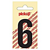 Pickup Etiqueta adhesiva (Motivo: 6, Negro, Altura: 60 mm)
