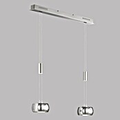 Fischer & Honsel LED-Pendelleuchte Colette (2 Stk., 18 W, Nickel, Nickel, Warmweiß) | BAUHAUS