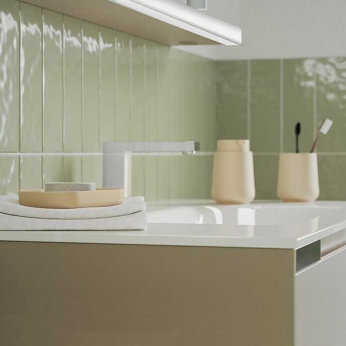 Smedbo Tandenborstelbeker (Sand, l x b x h: 85 x 85 x 100 mm) | BAUHAUS