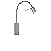 Fischer & Honsel LED-Wandleuchte River (4,5 W, L x B x H: 40 x 4 x 40 cm, Nickel, Warmweiß) | BAUHAUS