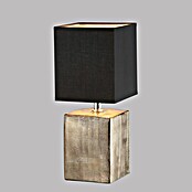 Fischer & Honsel Tischleuchte Ouro (25 W, L x B x H: 14 x 14 x 35 cm, Bronze antik, Schwarz, E14) | BAUHAUS