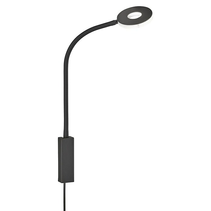 Fischer & Honsel LED-Wandleuchte Cama (6 W, L x B x H: 35 x 10 x 50 cm, Sandschwarz, Warmweiß) | BAUHAUS