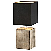 Fischer & Honsel Tischleuchte Ouro (25 W, L x B x H: 14 x 14 x 35 cm, Bronze antik, Schwarz, E14) | BAUHAUS