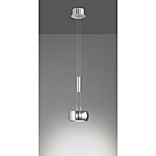 Fischer & Honsel LED-Pendelleuchte Colette (1 Stk., 9 W, Nickel, Nickel, Warmweiß)