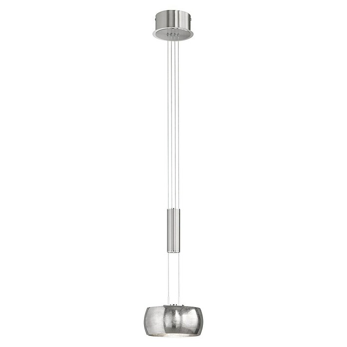 Fischer & Honsel LED-Pendelleuchte Colette (1 Stk., 9 W, Nickel, Nickel, Warmweiß) | BAUHAUS