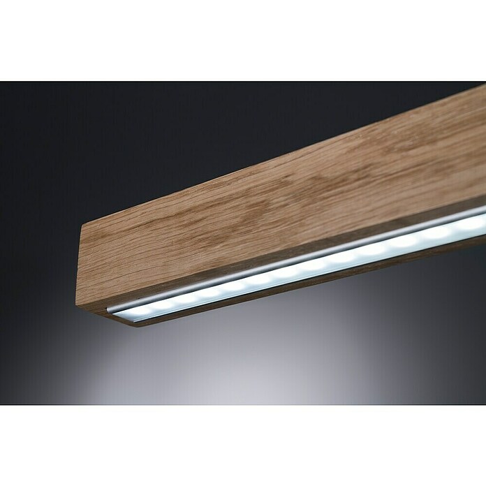 Fischer & Honsel LED-Pendelleuchte Straßburg (24 W, Eiche/Nickel, Mehrfarbig) | BAUHAUS