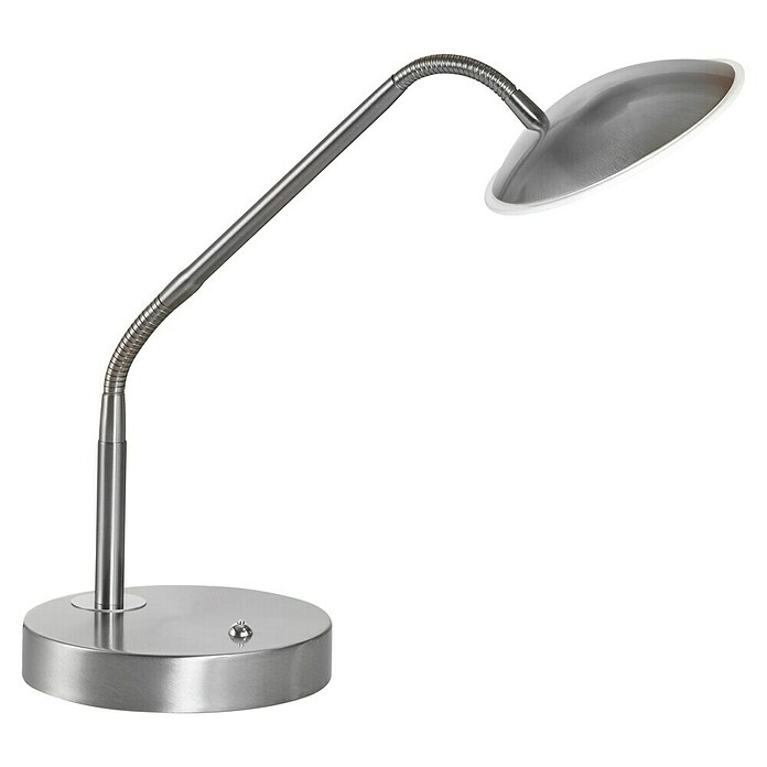 Fischer & Honsel Tallri LED-Tischleuchte (7,5 W, L x B x H: 16 x 16 x 60 cm, Nickel, Mehrfarbig) | BAUHAUS