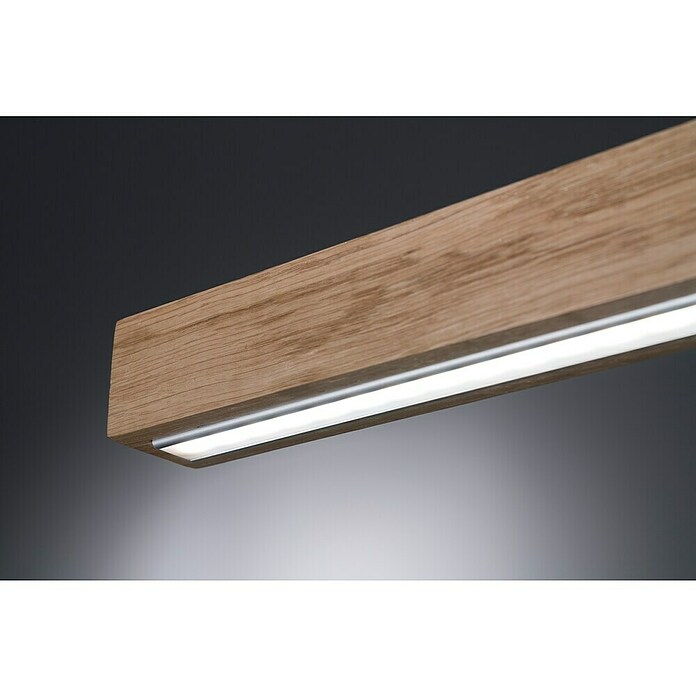 Fischer & Honsel LED-Pendelleuchte Straßburg (24 W, Eiche/Nickel, Mehrfarbig) | BAUHAUS