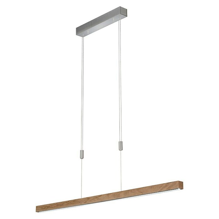 Fischer & Honsel LED-Pendelleuchte Straßburg (24 W, Eiche/Nickel, Mehrfarbig) | BAUHAUS