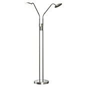 Fischer & Honsel Tallri LED-Stehleuchte (15 W, Höhe: 135 cm, Nickel, Mehrfarbig, Anzahl Leuchtenköpfe: 2 Stk.) | BAUHAUS