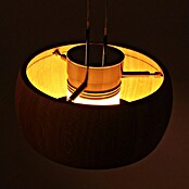 Fischer & Honsel LED-Pendelleuchte Colette (3 Stk., 27 W, Holz, Sandschwarz, Warmweiß) | BAUHAUS