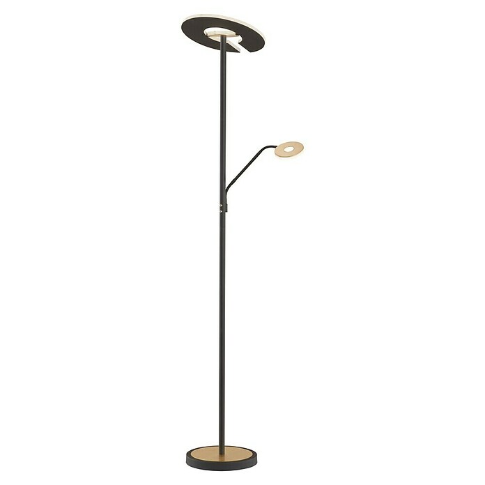 Fischer & Honsel Dent LED-Stehleuchte (37 W, Höhe: 180 cm, Gold/Sandschwarz, Mehrfarbig, 2 Stk.) | BAUHAUS