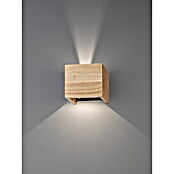 Fischer & Honsel LED-Wandleuchte Paloma (6 W, L x B x H: 11,5 x 12 x 10 cm, Eiche, Warmweiß) | BAUHAUS