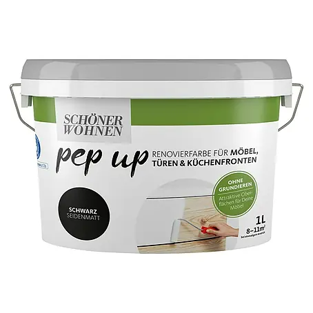 SCHÖNER WOHNEN-Farbe Pep up Weißlack für Möbel, Türen & Küchenfronten