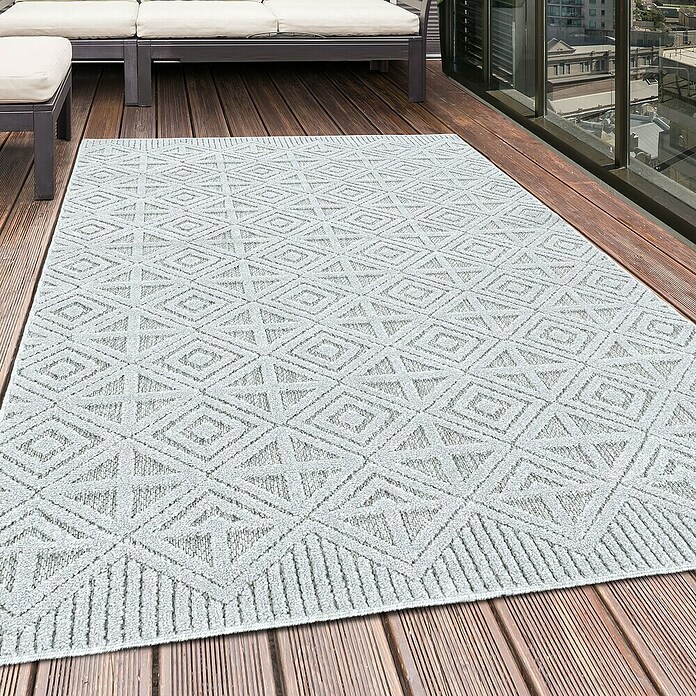 Outdoor-Teppich Bahama VI (Grau, 250 x 80 cm, 100 % Polypropylen) | BAUHAUS