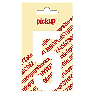 Pickup Naljepnica (Motiv: 5, Bijele boje, Visina: 90 mm)