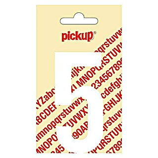 Pickup Etiqueta adhesiva (Motivo: 5, Blanco, Altura: 90 mm)