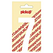 Pickup Sticker (Motief: 7, Wit, Hoogte: 90 mm)