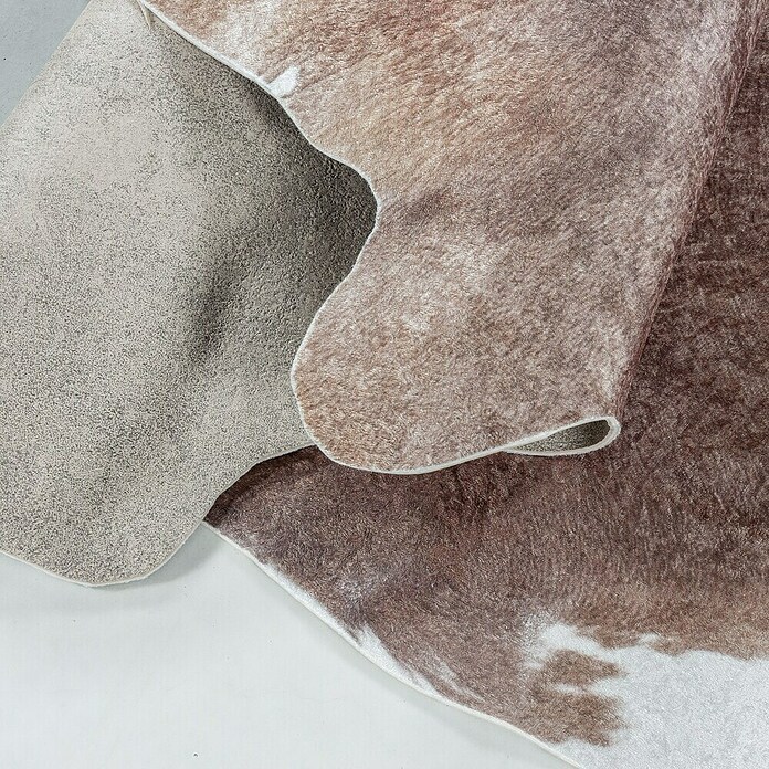 Flachgewebeteppich Etosha (Kuh, Braun, 200 x 150 cm, 100 % Polyester) | BAUHAUS