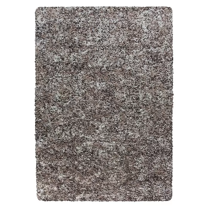 Hochflorteppich Enjoy 4500 - Beige, 340 x 240 cm, 100 % Polypropylen - Rechteckiger Hochflorteppich in Braun-Beige meliert.