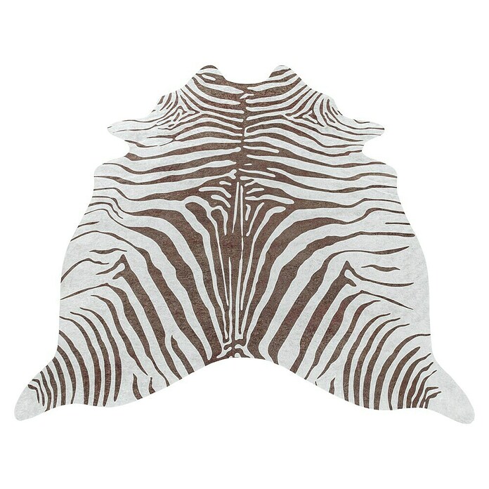 Flachgewebeteppich Etosha (Zebra, Braun, 200 x 150 cm, 100 % Polyester) | BAUHAUS