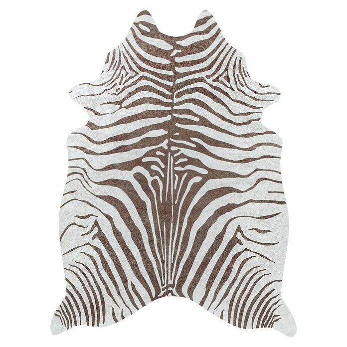 Flachgewebeteppich Etosha (Zebra, Braun, 135 x 100 cm, 100 % Polyester) | BAUHAUS