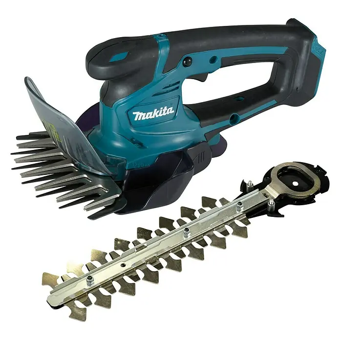 Makita Akku-Gras- & Strauchschere UM600DZX - 12 V, Li-Ionen, Ohne Akku - Akku-Grasschere von Makita mit austauschbarem Messeraufsatz für präzise Gartenarbeit. Ideal zum Trimmen von Rasenkanten und kleinen Hecken.