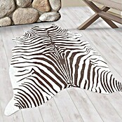 Flachgewebeteppich Etosha (Zebra, Braun, 200 x 150 cm, 100 % Polyester) | BAUHAUS