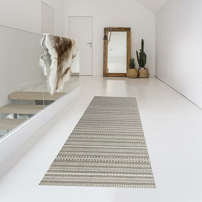 Alfombra de vinilo Croma Jarapa (Gris, 200 x 60 cm, PVC) | BAUHAUS
