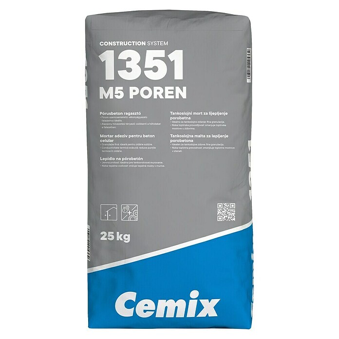 Cemix Mort za zidanje i žbukanje M5  (25 kg) | BAUHAUS