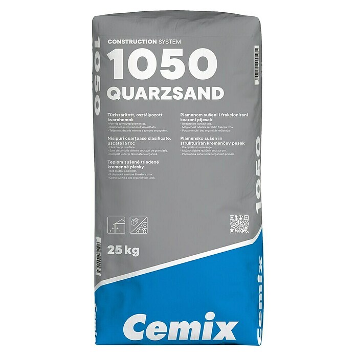 Cemix Kvarcni pijesak 0,1-0,6 mm  (25 kg) | BAUHAUS