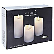 Led-kerstkaarsen Ivoor (7 cm) | BAUHAUS
