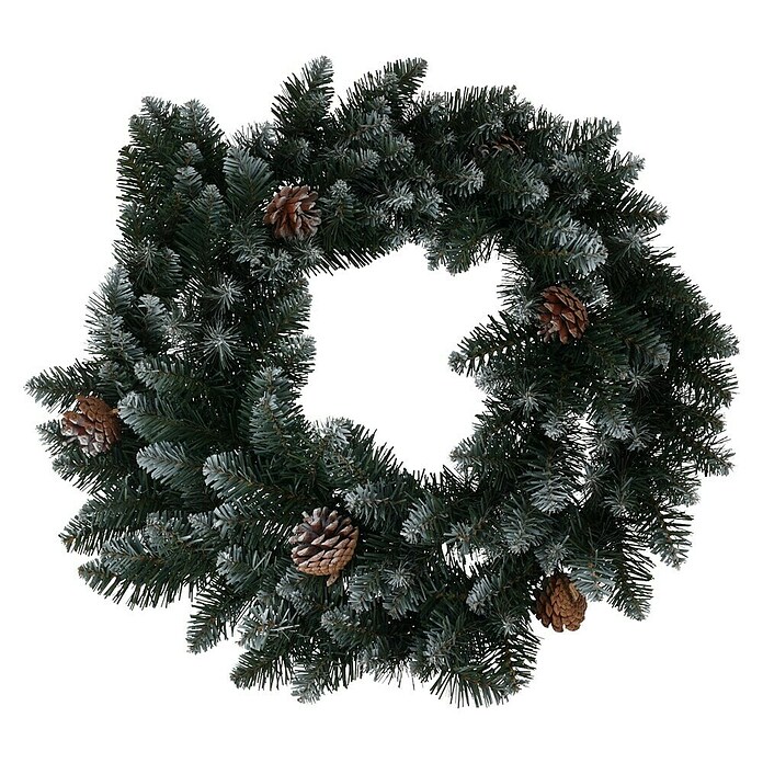 Kerstkrans Sneeuw (Diameter: 60 cm) | BAUHAUS