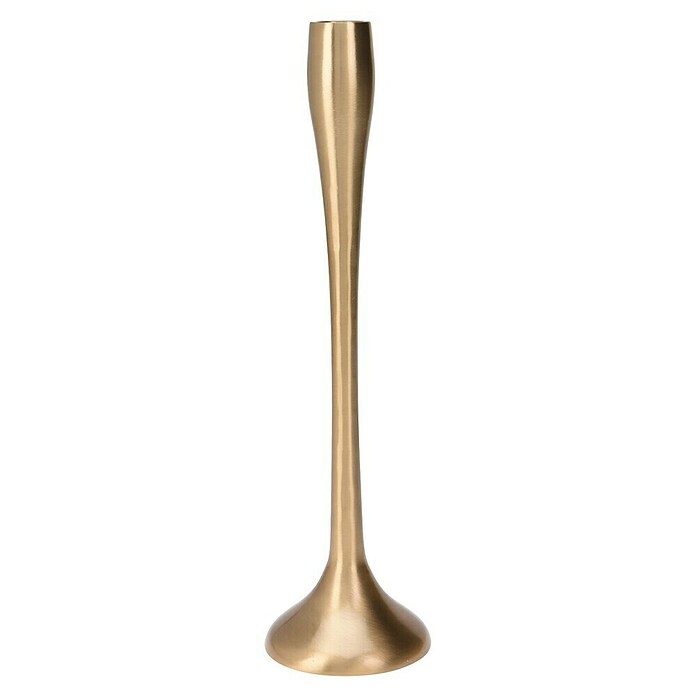 Kandelaar Goud 31cm - glad (Goud, Aluminium) | BAUHAUS