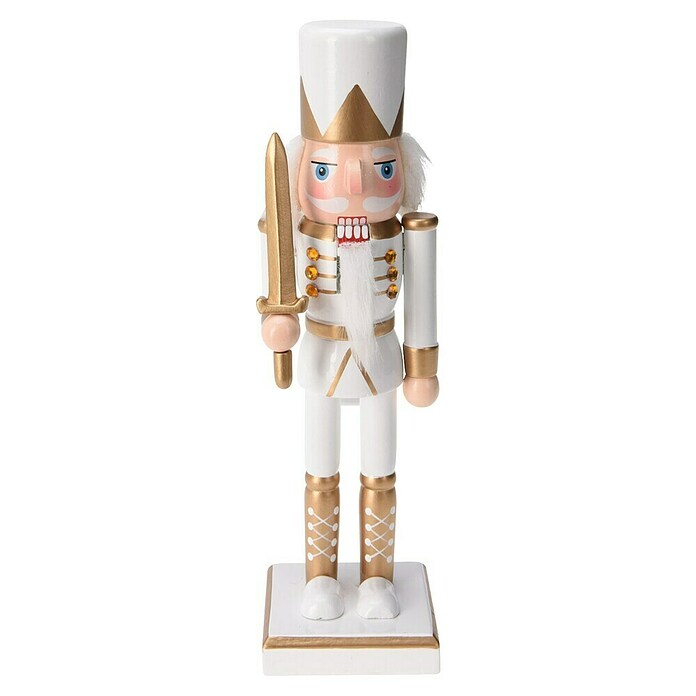Notenkraker (Hout, Geschikt voor: Kerstdecoratie, Goud) | BAUHAUS