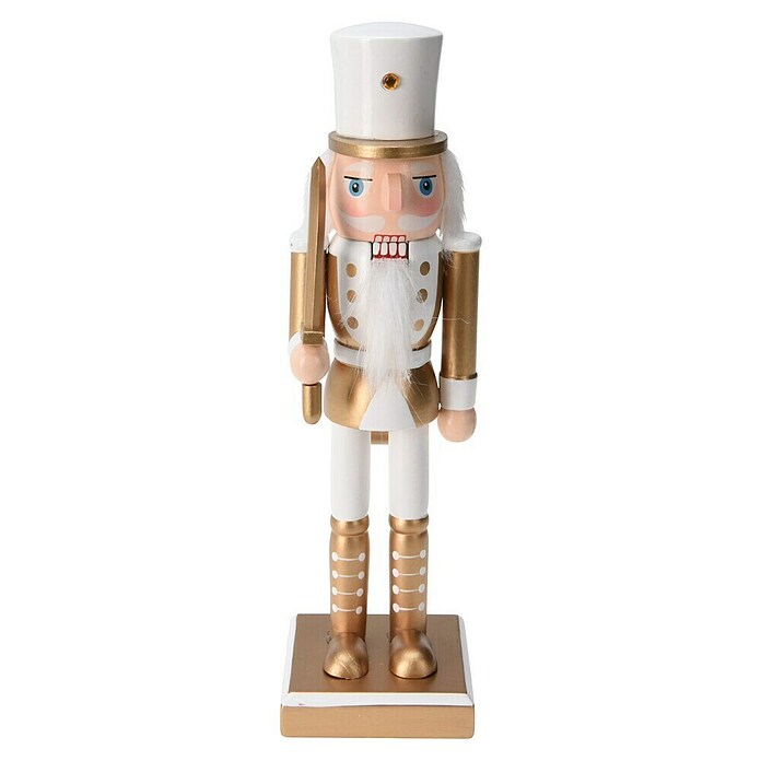 Notenkraker (Hout, Geschikt voor: Kerstdecoratie, Goud) | BAUHAUS