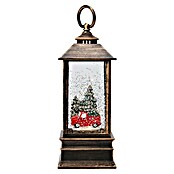 Led-kerstlantaarn (22 x 22 x 80 cm, Goud, Werkt op batterijen) | BAUHAUS