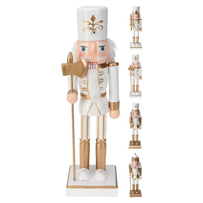 Notenkraker (Hout, Geschikt voor: Kerstdecoratie, Goud) | BAUHAUS