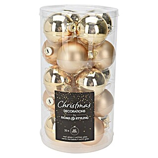 Kerstballen (Goud, Glas, 20 st.)