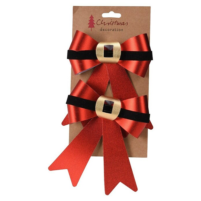 Decoratieve strik (Rood/Zwart, 2 st.) | BAUHAUS