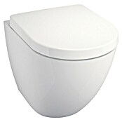 Camargue Zidna WC školjka bez daske sa automatskim ispiranjem Plus 50 2.0 (S daskom za WC, Visina sjedala: Povišeno 5 cm, Dubinsko ispiranje, Bijelo)