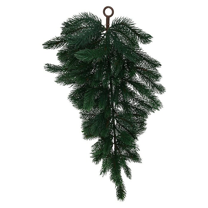Kerststuk (Met dennenboomuitsparing, l x b x h: 66 x 33 x 15 cm, Groen) | BAUHAUS