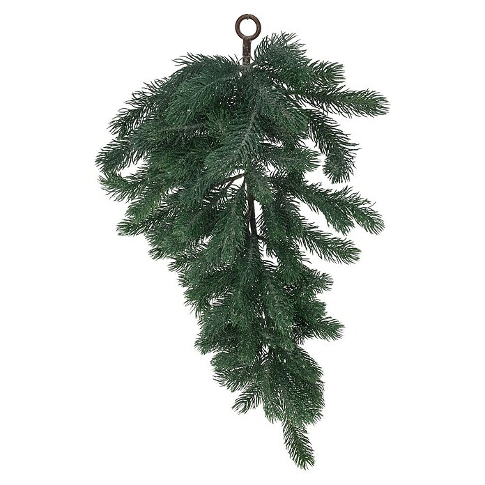 Kerststuk (Met dennenboomuitsparing, l x b x h: 66 x 35 x 15 cm, Groen) | BAUHAUS