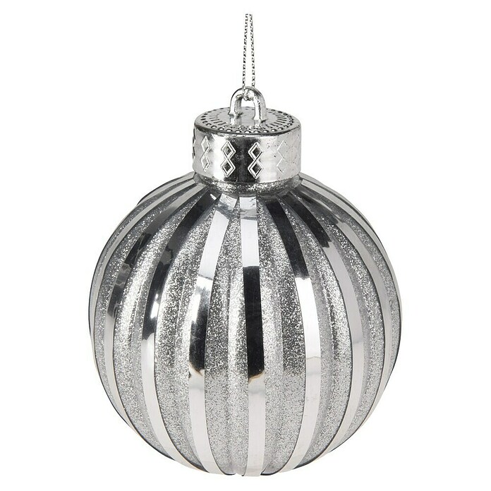 Kerstballen Foil 8cm (Meerkleurig, Kunststof, 16 st.) | BAUHAUS