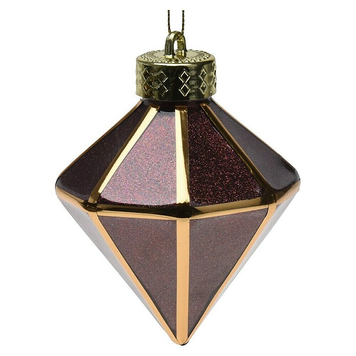 Kerstboomversiering (Brons, Kunststof, 16 st., 8 x 8 x 8 cm) | BAUHAUS