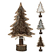 Kerststuk (l x b x h: 6 x 6 x 25 cm, Bruin/Grijs/Wit) | BAUHAUS