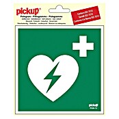 Pickup Sticker (l x b: 15 x 15 cm, Geautomatiseerde externe defibrillator)