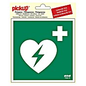 Pickup Sticker (l x b: 15 x 15 cm, Geautomatiseerde externe defibrillator)